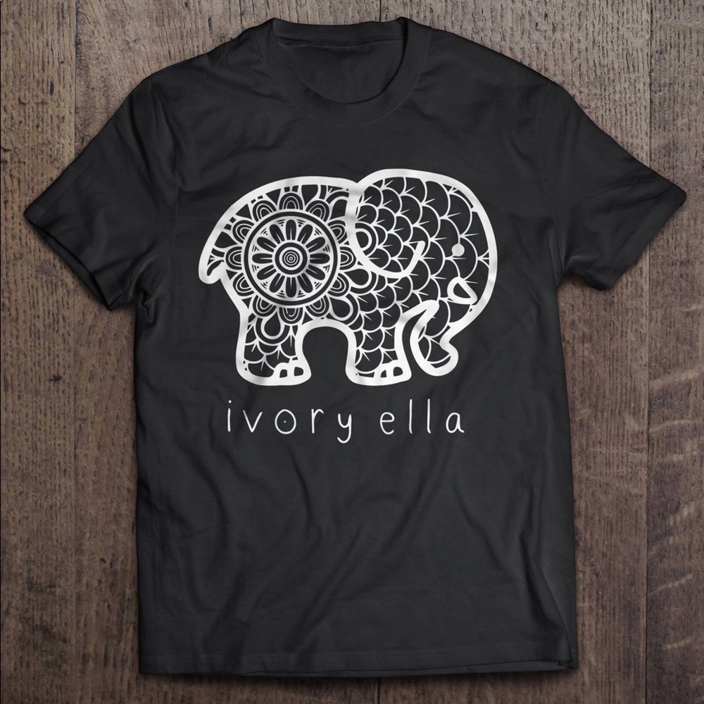 Ivory Ella elephant t shirt